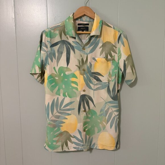 Roark Gonzo de Palmas Short Sleeve Button Down Shirt Small Colorful Cotton - Picture 5 of 14